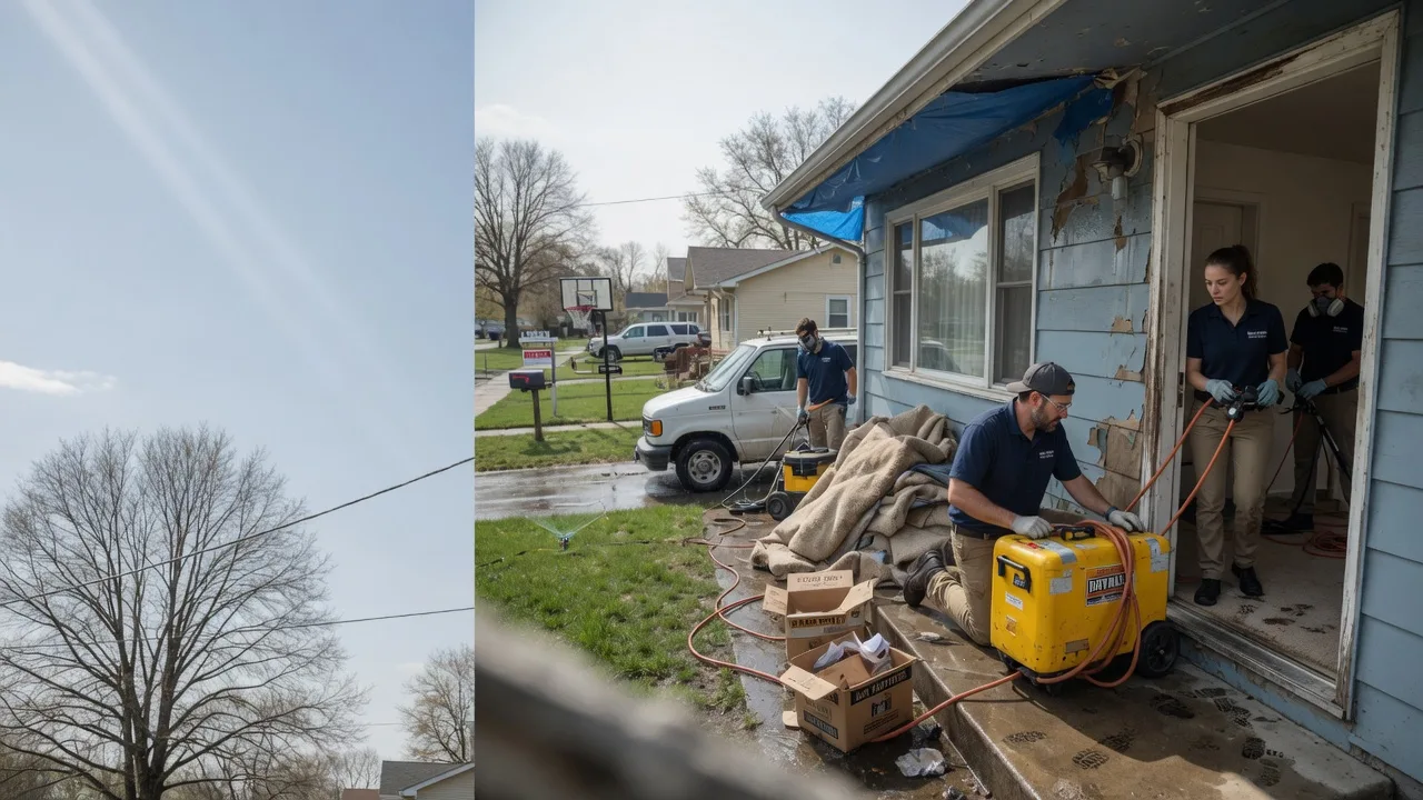 Basement Flood Cleanup in Gilman, IL near me
